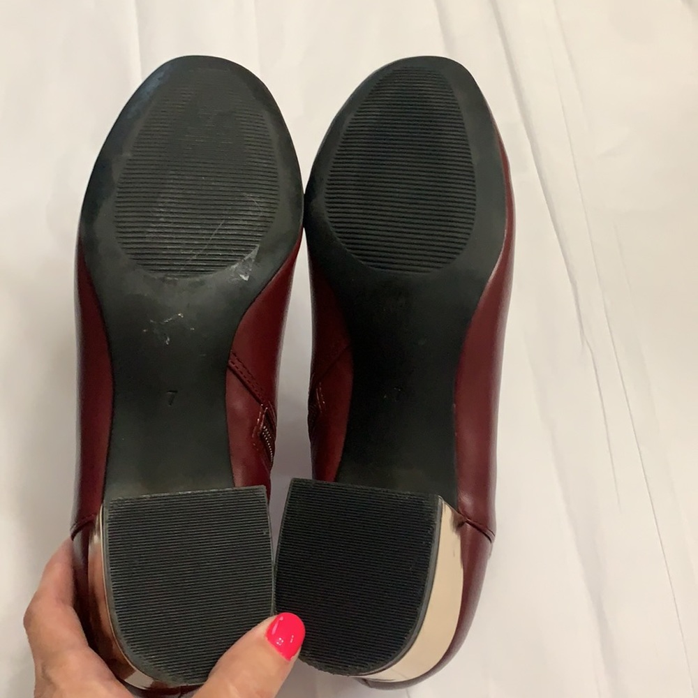 Marc New York burgundy ankle boots Size 7 - Picture 14 of 17